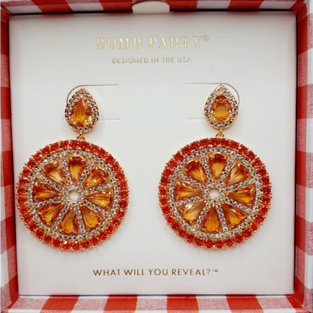 Market Fresh Orange Earrings